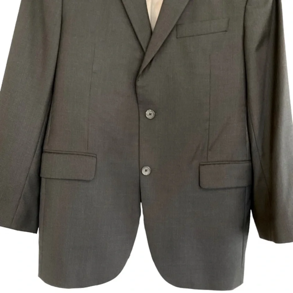 Barney's New York Loro Piana Napoli 40R Super 130 Wool Blazer Sports Coat Check